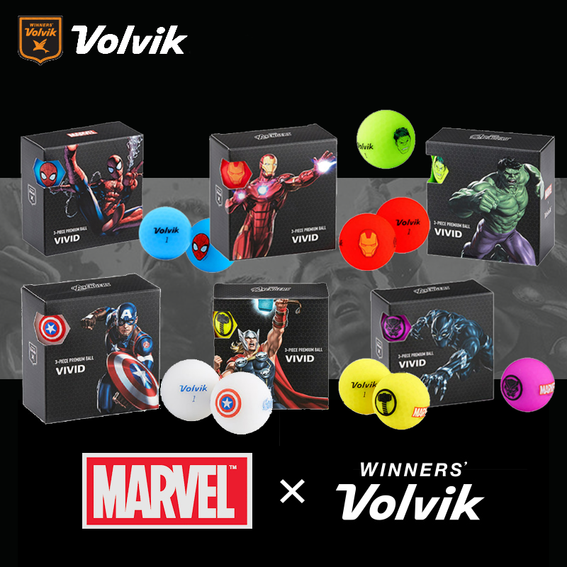volvik高尔夫彩球漫威联名款