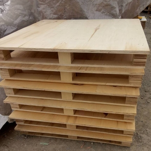 免熏蒸出口托盘欧标栈板二手实木铲板木托板仓库地牛防潮垫板围板