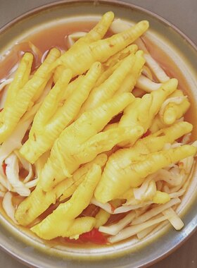 兔娘 柠檬味去骨鸡爪 四川自贡实体老店特产香辣麻辣冷吃即食