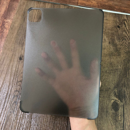 适用2021适用苹果iPad Pro11寸保护套平板12.9缺边壳吸笔超薄磨砂硬壳