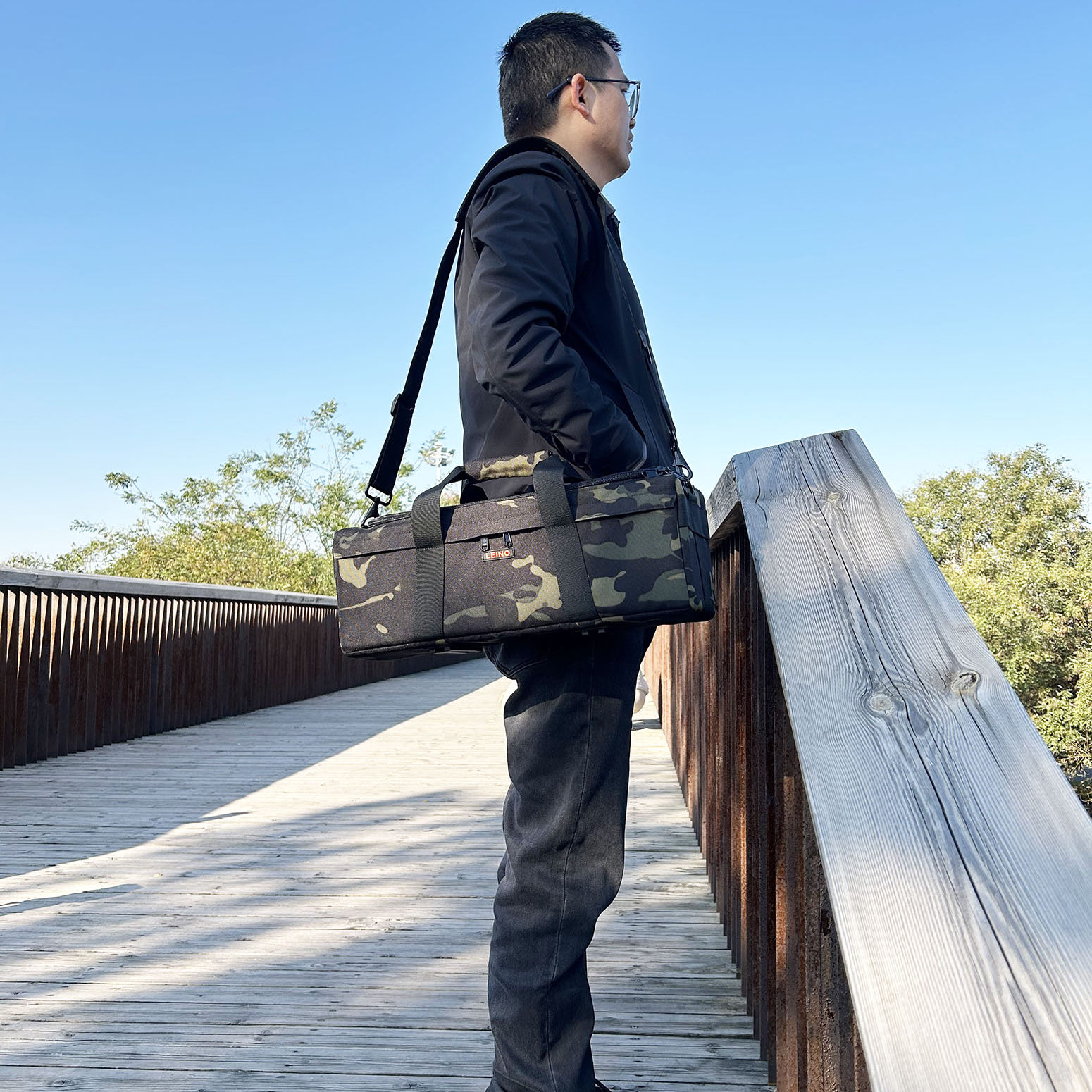 R5微单200-800长镜头单肩斜挎包