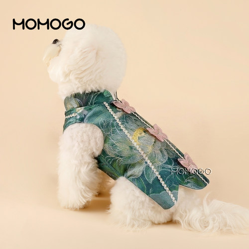 狗狗猫咪衣服新中式国风背心马甲