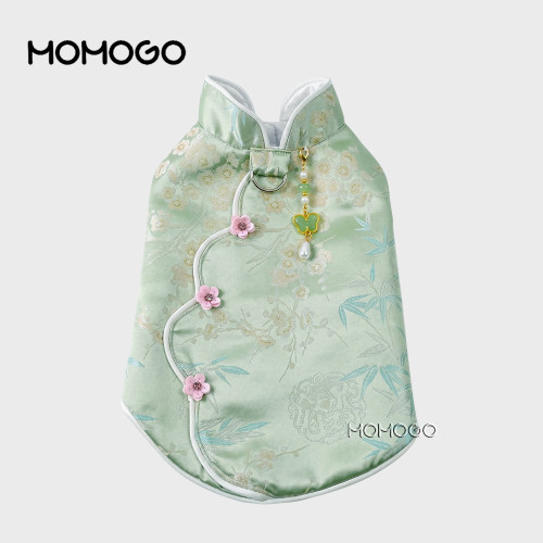 狗狗猫咪春夏衣服新中式国风马甲