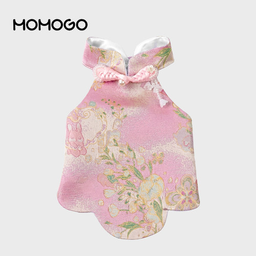 小狗狗猫咪春夏衣服国风旗袍背心