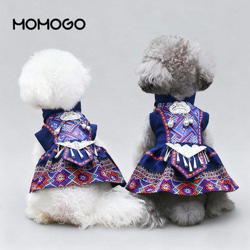 狗狗猫咪衣服壮瑶族苗族国风服饰