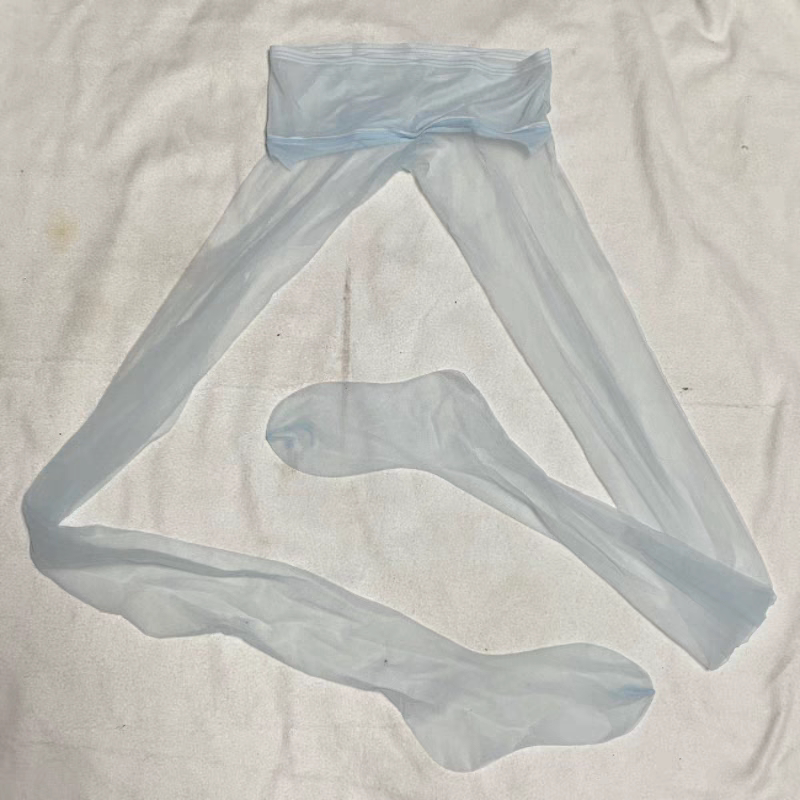 精品大码3D超薄隐形全透明丝袜无缝深裆融化女性感网纱高腰丝滑夏