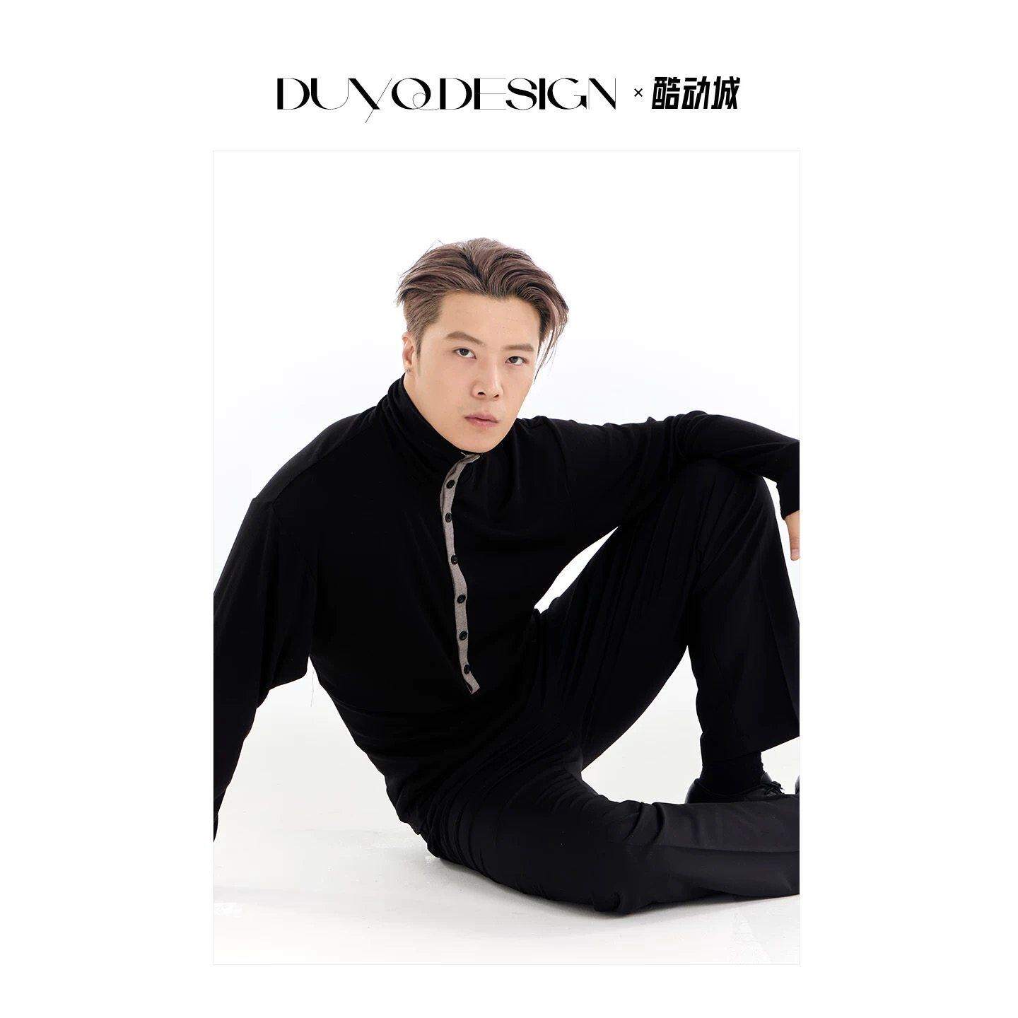 DUYQ臻品羊绒男士拉丁舞练功服