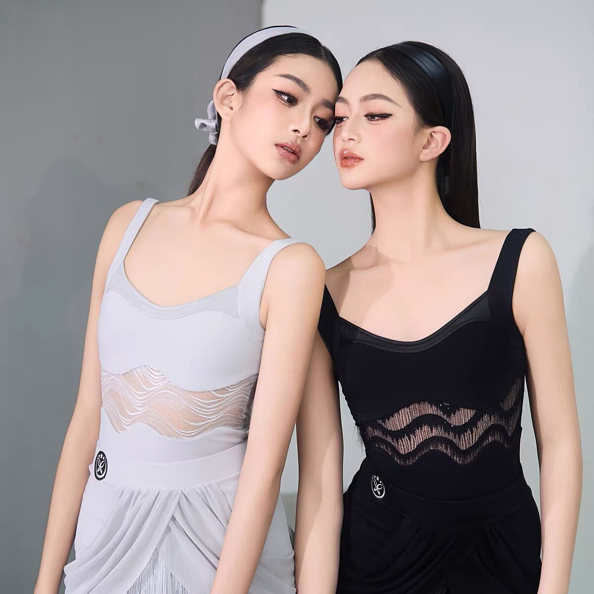 星辰拉丁舞服波纹流影儿童练功服