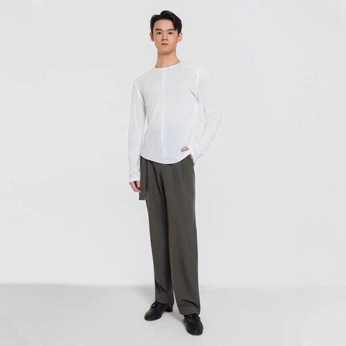 FZSDANCE拉丁男款天蚕丝长袖宽松