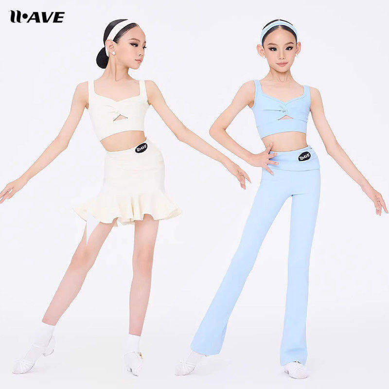 WAVE未午25款吊带背心拉丁舞蹈服