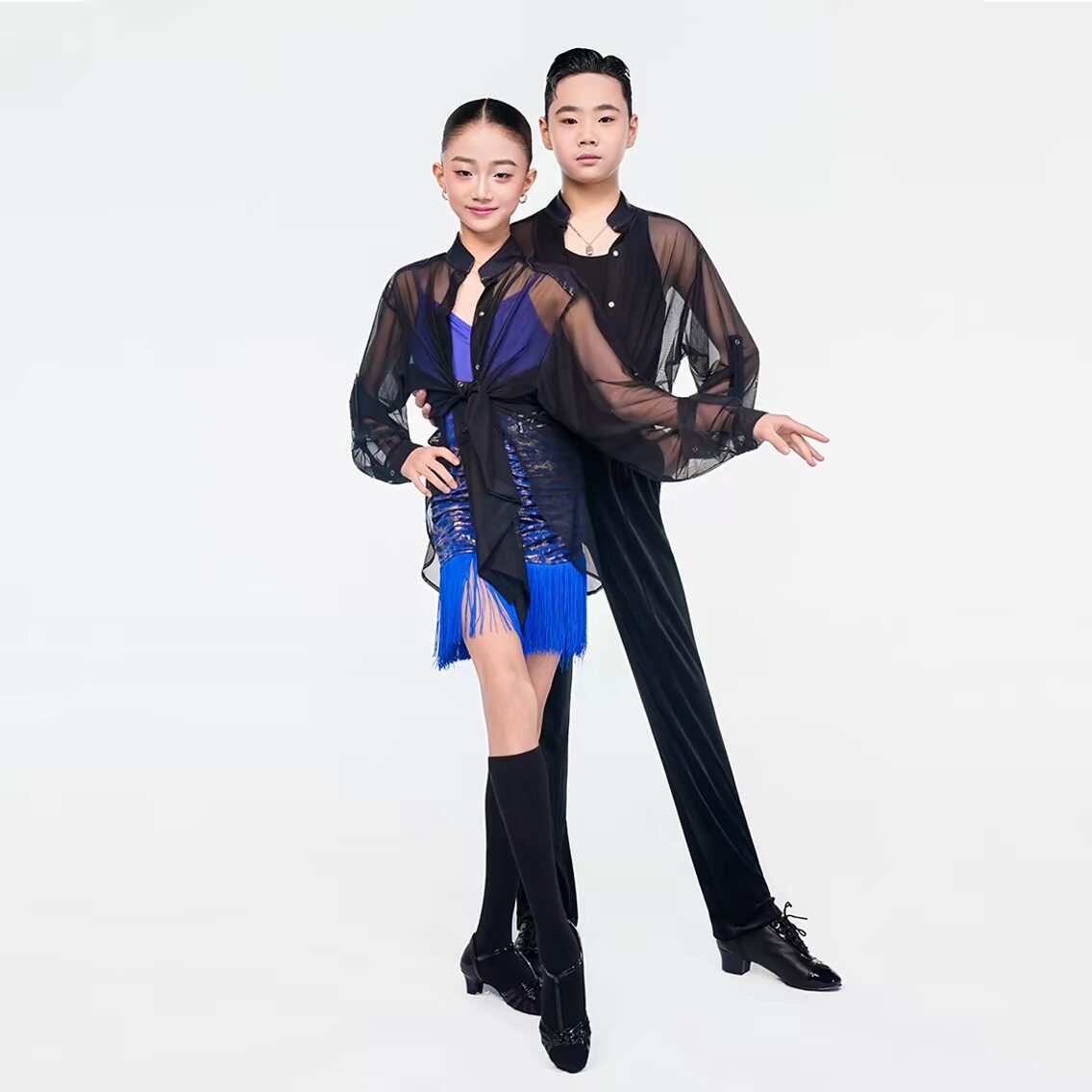 FZSDANCE春季新款男女拉丁舞衬衫