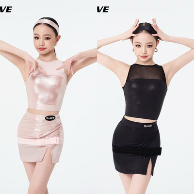 WAVE未午拉丁舞蹈服2025新款拉丁少儿女童高级绝美日常专业练功服