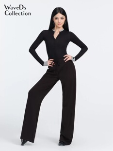 WAVE未午拉丁舞服成人新款冬装练功服上衣裤子套装【百搭亨利衫】