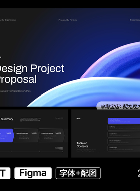 高端小众企业品牌提案营销活动流程PPT模板Figma源文件设计素材07