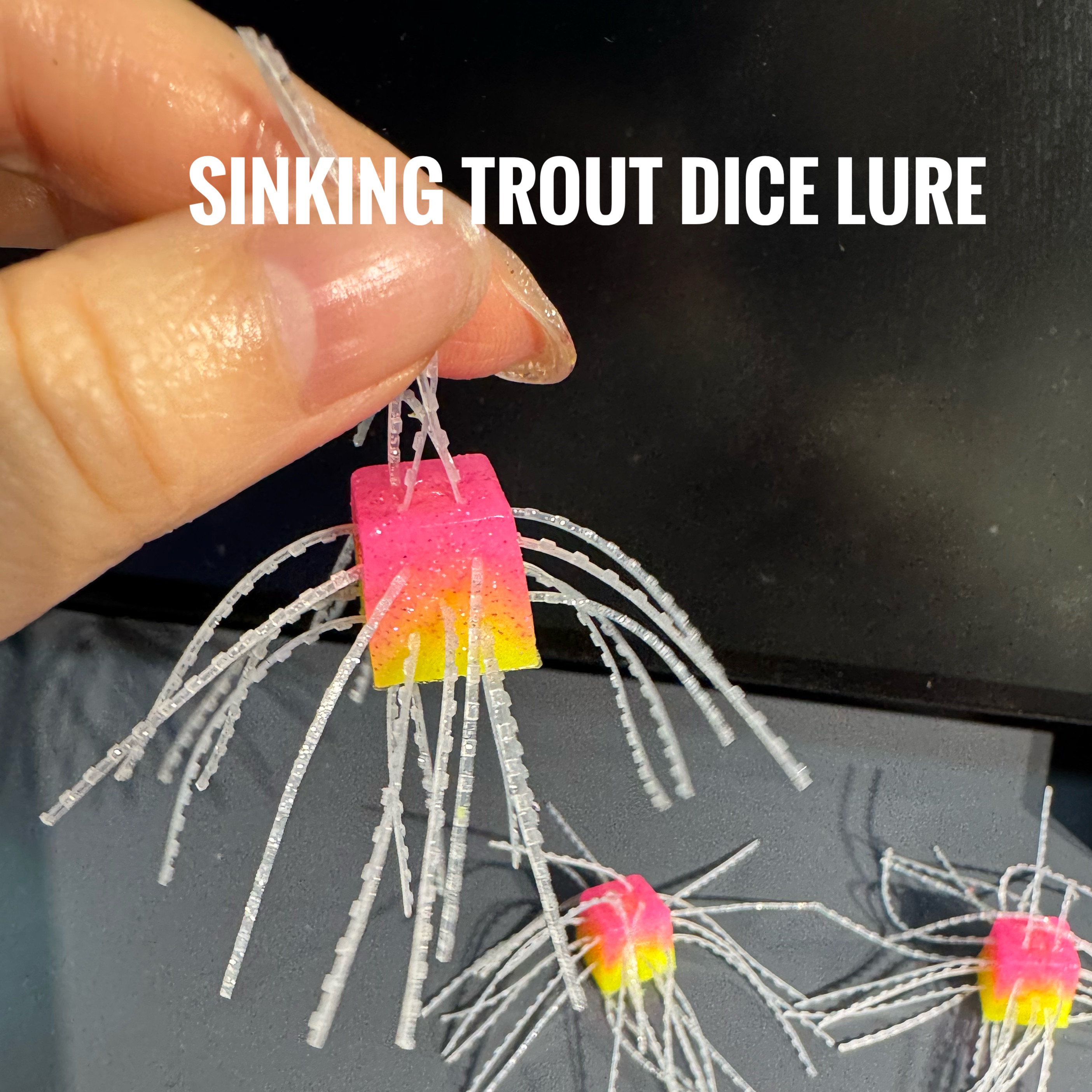 新款限量色鳟鱼色鲈鱼马口溪流手工缓沉骰子饵耐撕咬胡须饵,户外/登山/野营/旅行用品,路亚饵,淘宝优惠券,粉丝福利购,淘宝优惠卷