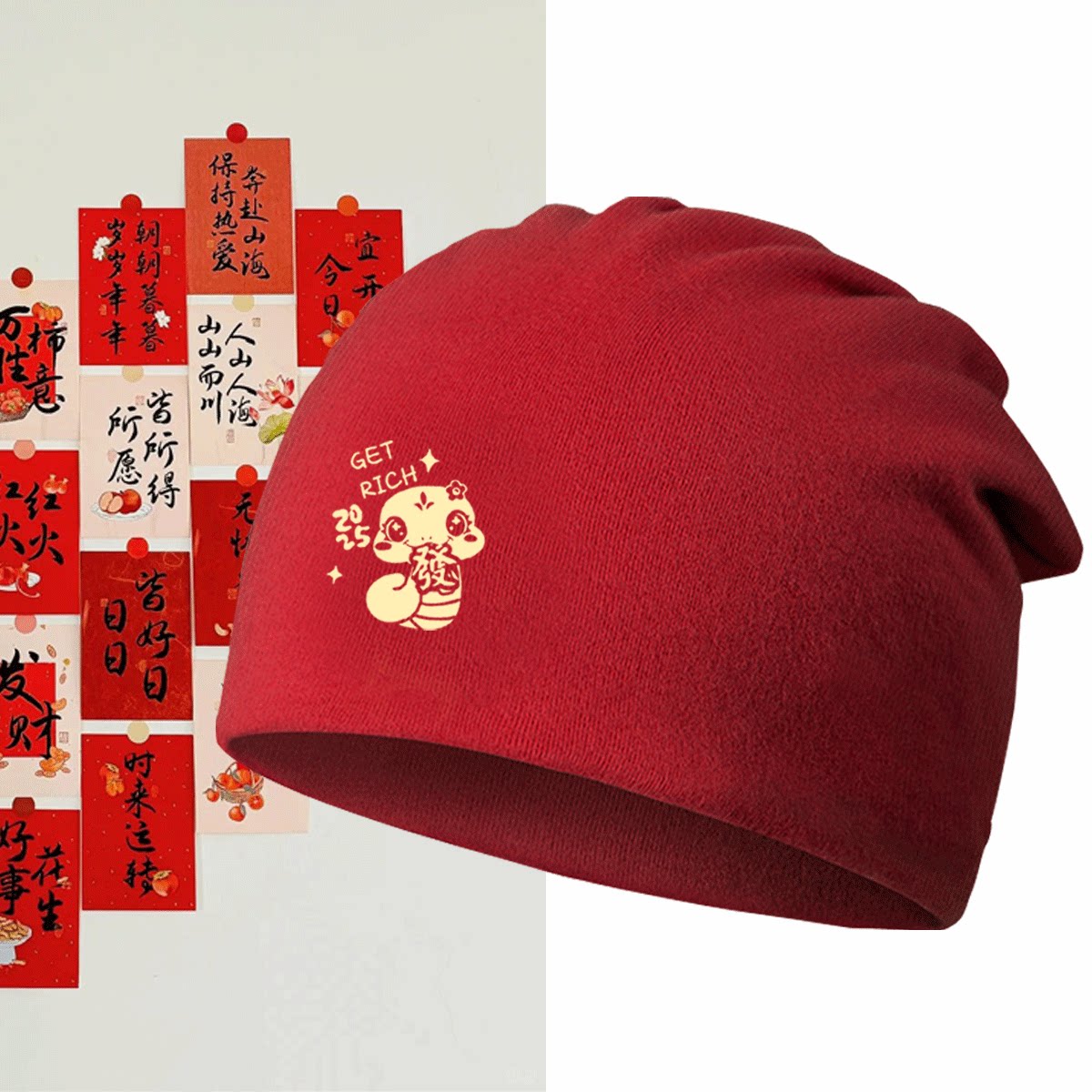 情侣定制头巾帽堆堆帽包头帽