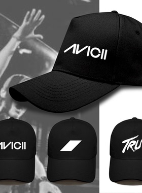 艾维奇avicii A神同款周边纪念EDM百大DJ电音节鸭舌太阳棒球帽子