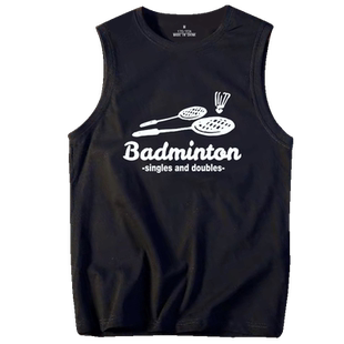 中国羽毛球协会爱好者短袖T恤衫男女纯棉半袖休闲夏上衣服装背心