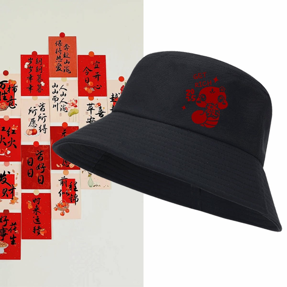 情侣定制盆帽遮阳帽子渔夫帽