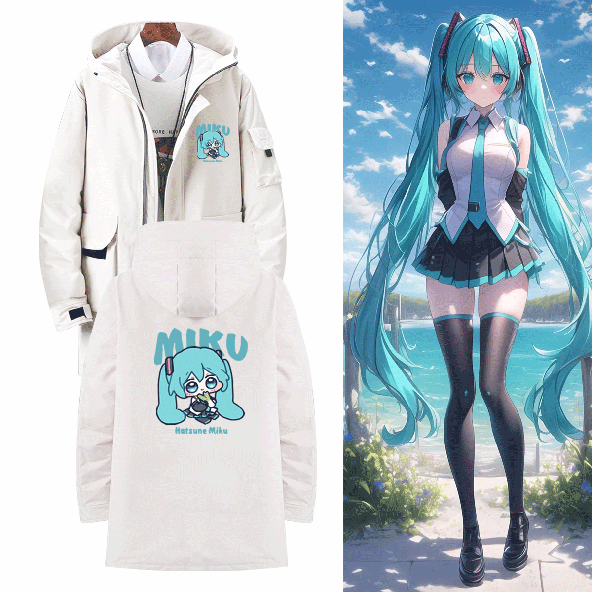 男女春秋情侣定制中长款羽绒服