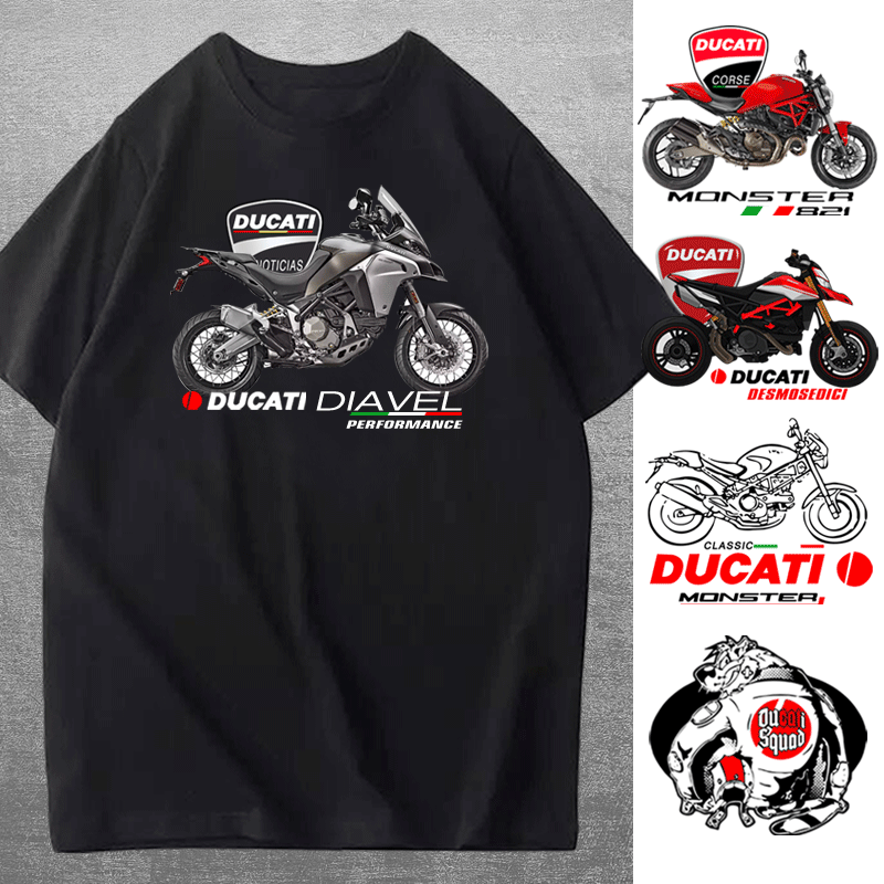 杜卡迪文化越野性能车短袖T恤衫