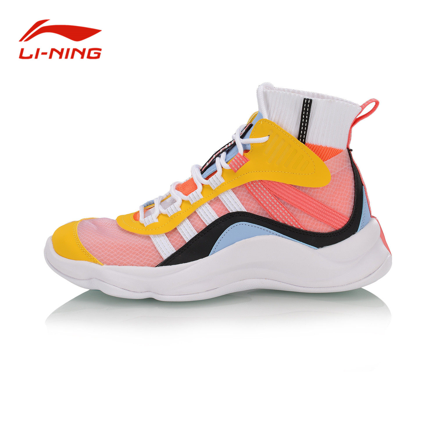 李宁正品综训鞋男子新款无界一体织袜子鞋休闲健身运动鞋afjp023