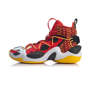李宁空袭6精英版篮球鞋男2020新款高帮新年米老鼠联名球鞋ABAQ011