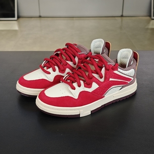 AECU002 惟吾PRO女子低帮耐磨舒适软弹滑板文化鞋 李宁2024春季 新款