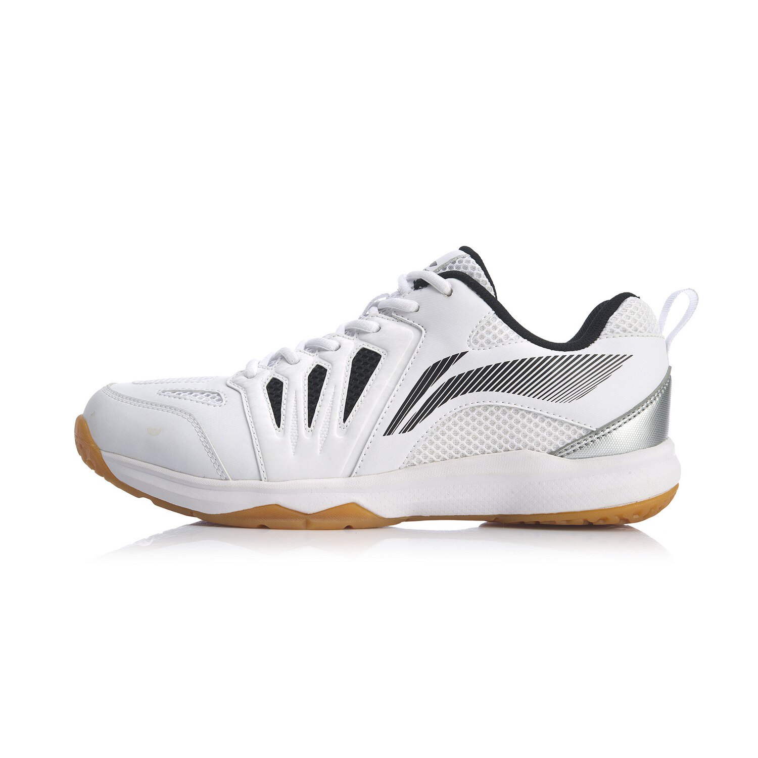 李宁羽毛球鞋男鞋2019新款耐磨防滑情侣鞋男士低帮运动鞋AYTP011