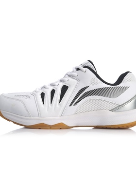 李宁羽毛球鞋男鞋2019新款耐磨防滑情侣鞋男士低帮运动鞋AYTP011