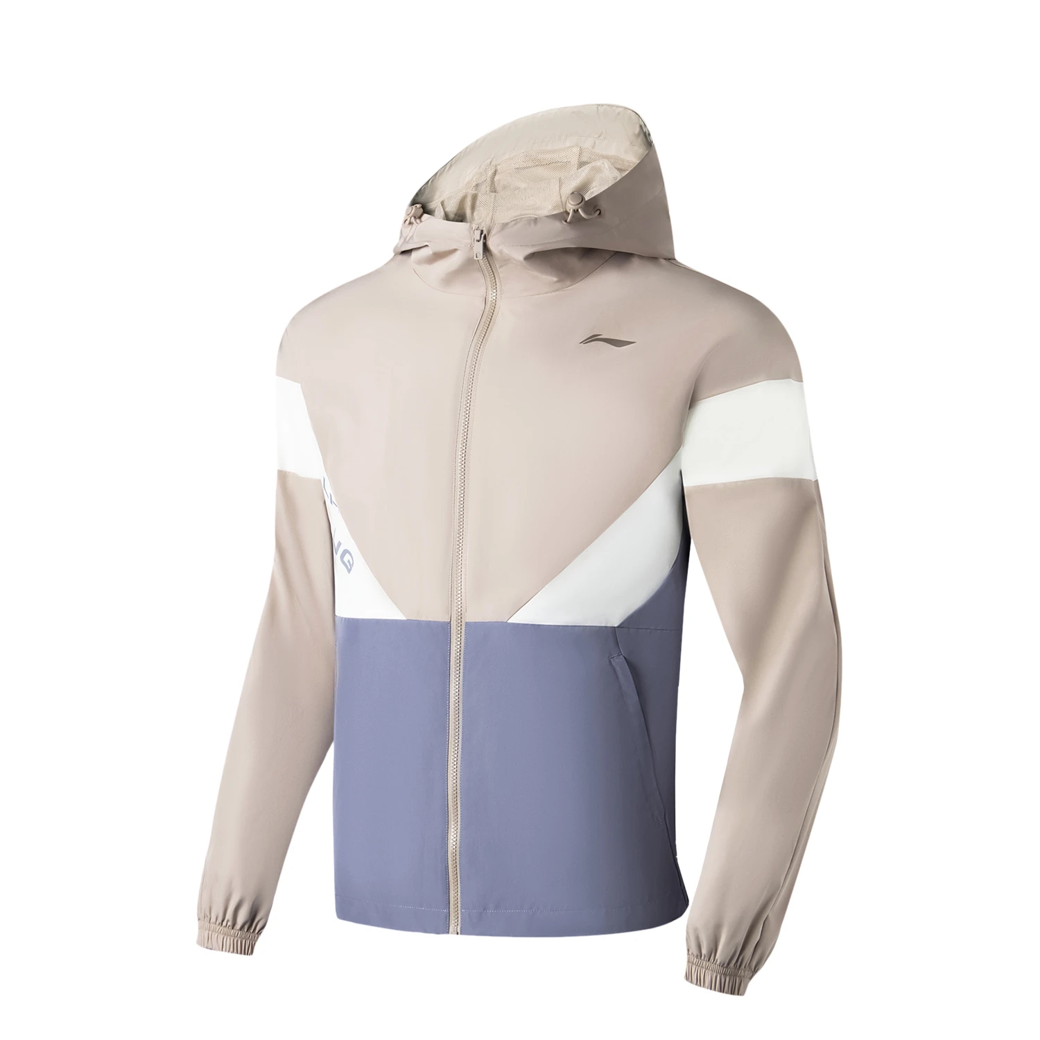 李宁外套男子2023春新品健身系列防泼水耐磨宽松运动风衣afdt033