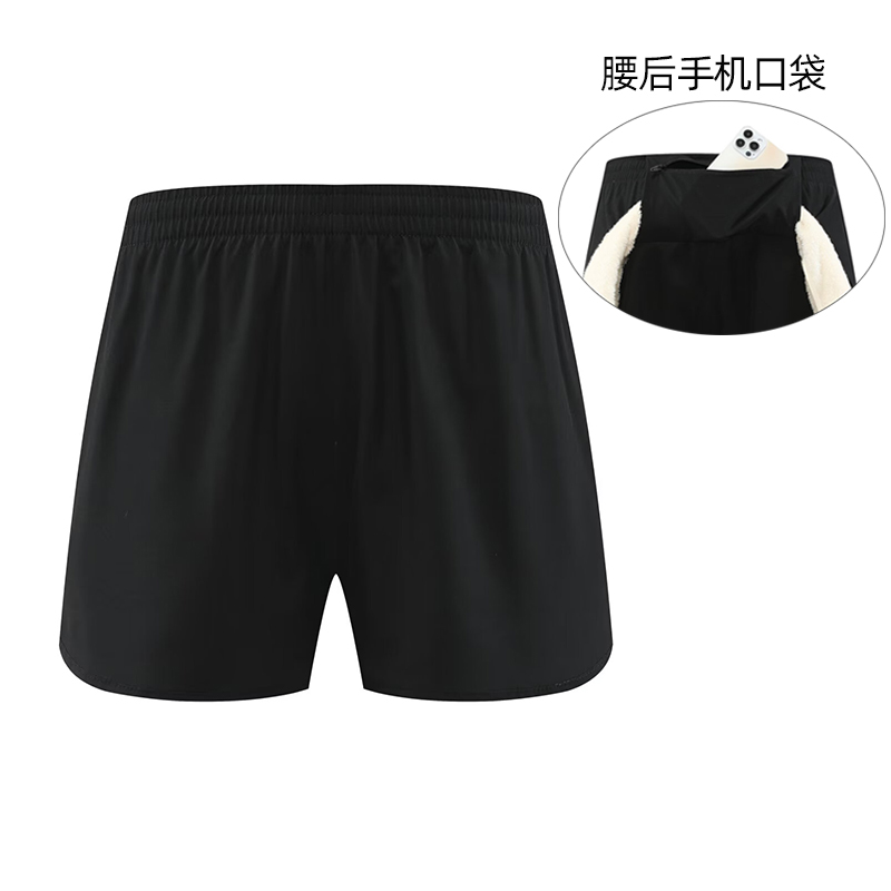 专业马拉松体育生田径短裤三分裤跑步团体男女运动体考训练裤速干