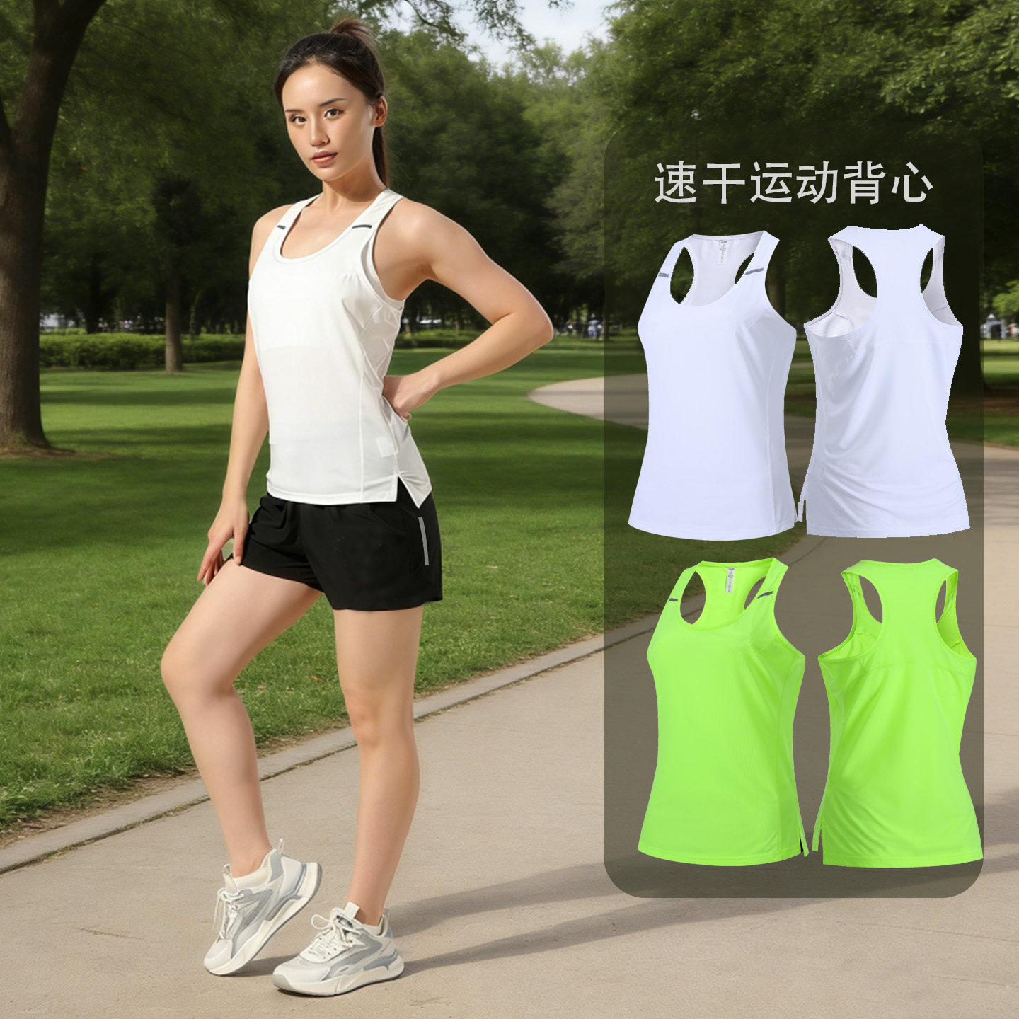 跑步背心女速干马拉松图片