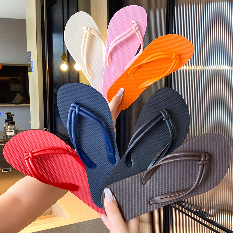 高级感人字拖女个性休闲外穿时尚防滑软底夏季夹脚海边沙滩凉拖鞋,女鞋,人字拖,淘宝优惠券,粉丝福利购,淘宝优惠卷