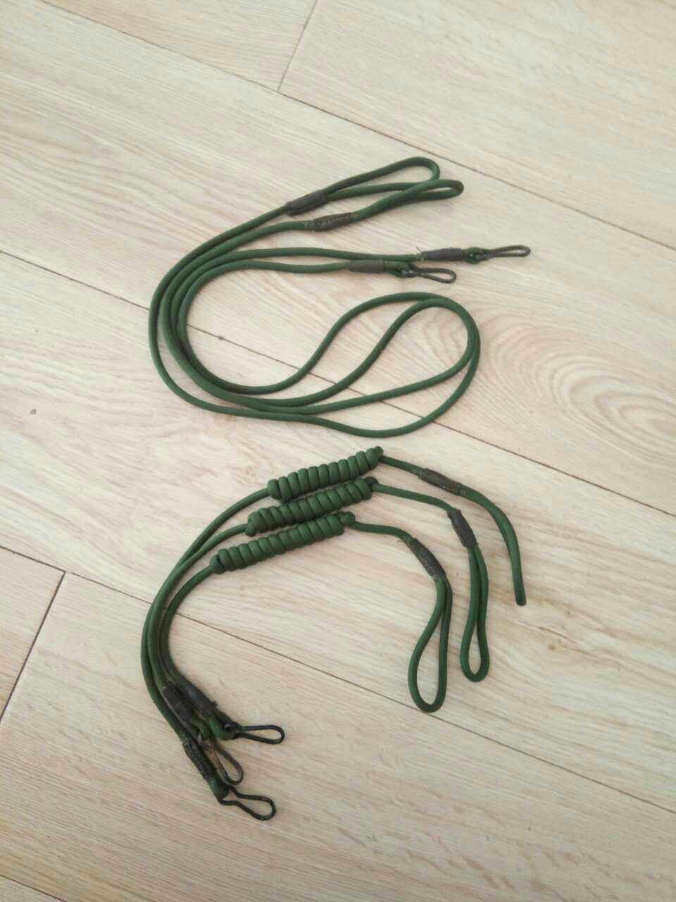军迷库存退役54号军绿色钥匙绳怀旧复古安全挂绳收藏  多用工具绳
