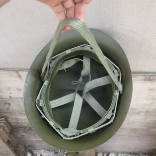 一字带经典原包装正品老库存带钢印80钢盔怀旧安全帽摩托骑行头盔