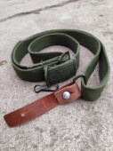 牛皮条今属7.62微冲背带 器材背带 AK牛皮枪背带 通用79战术背带