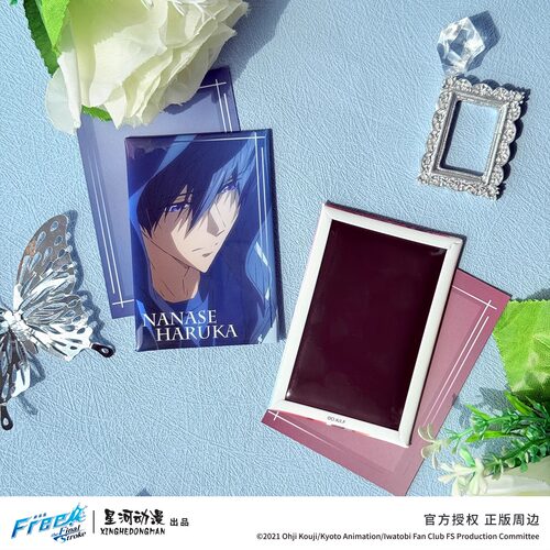 星河动漫正版 Free！特写系列 七濑遥松冈凛冰箱贴 镭射票 卡官谷