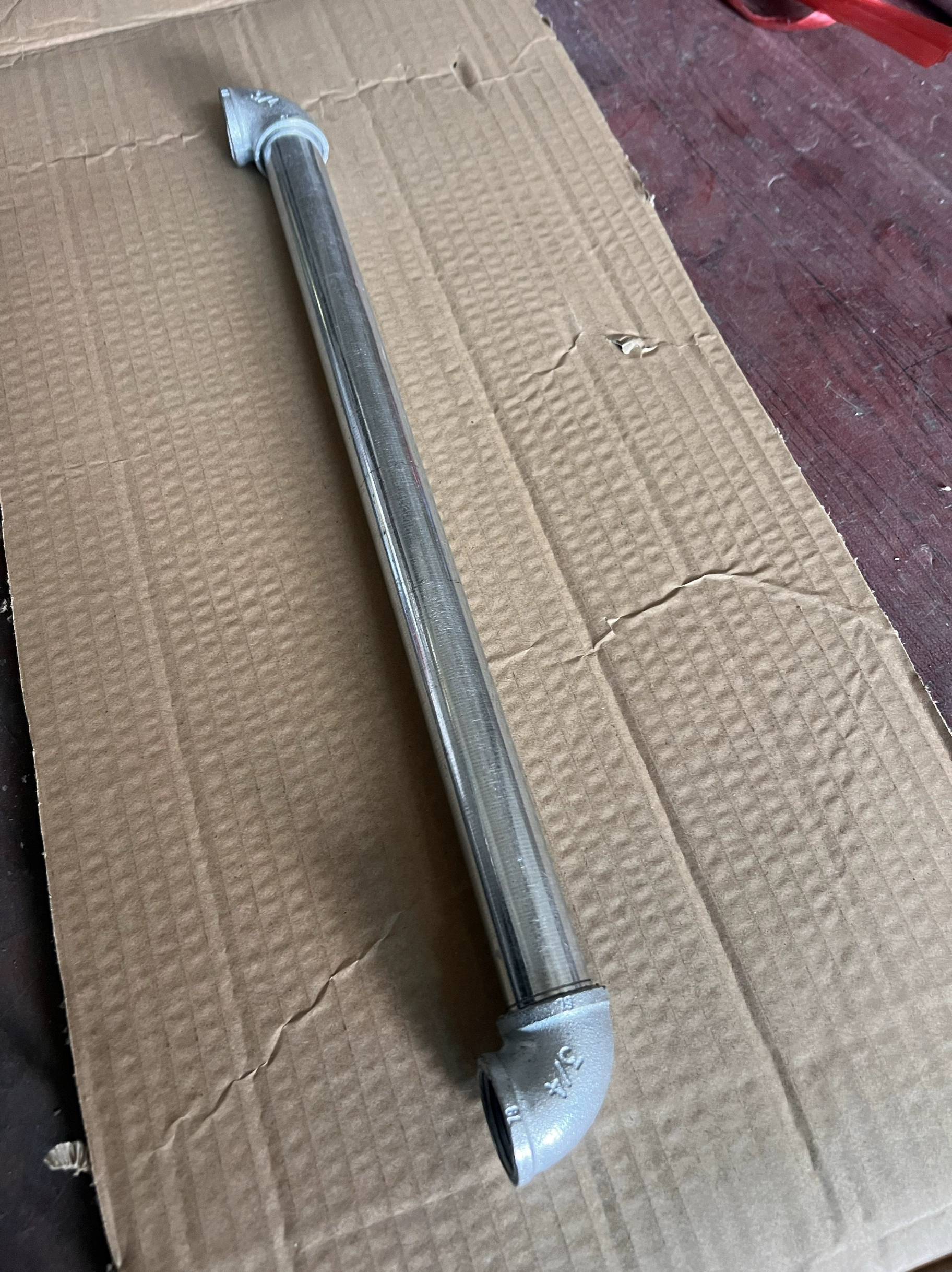 独立横杆水管晾衣架脚架配件专业定制脚架下层杆固定头钢管镀锌