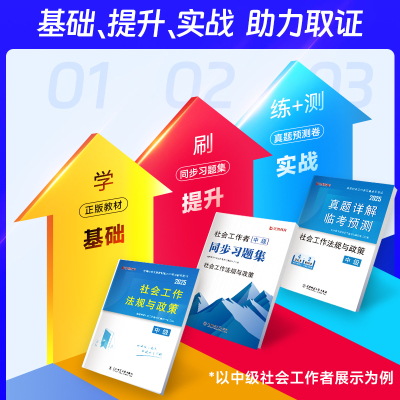 官方社会工作者中级2025年教材书考试社会实务和综合能力历年真题库试卷2024助理社工师全国证中国出版社社区招聘资料