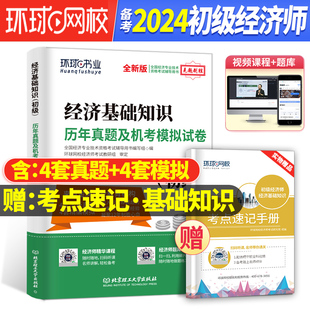 教材配套历年真题试卷 环球 经济基础知识 备考2023初级经济师 工商管理人力资源管理师金融专业知识与实务习题中级高级单科2022