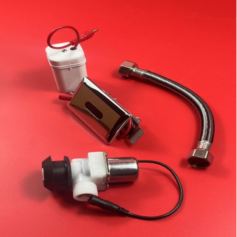 RRTOTO USW870一体化小便尿斗感应器 电磁阀 感应面板 电源电池盒