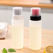 硅胶油刷子家用耐高温带瓶厨房烙饼烧烤烘焙一体油刷瓶油瓶不掉毛