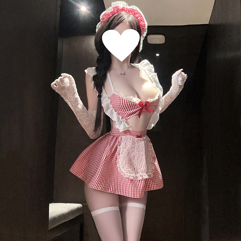 喵仆酱「撩人妖精」性感可爱女佣装蕾丝花边围裙诱惑纯欲女仆制服