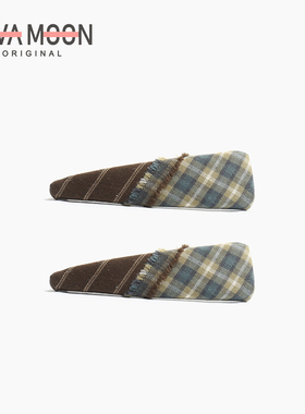 2025新款格纹布艺发夹高级感发卡发饰碎发侧边夹前额顶夹秋冬头饰