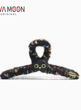 点彩毛线发抓可爱猫咪抓夹萌趣后脑勺鲨鱼夹女百搭发量多发夹头饰