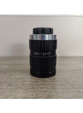 长步道工业镜头，型号FA5016A，50mm焦距，1:2.8