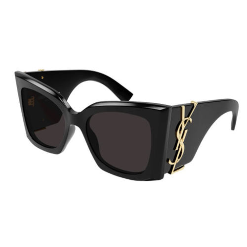 YSL/圣罗兰SAINT LAURENT SL男女同款SL M119/F BLAZE黑太阳眼镜