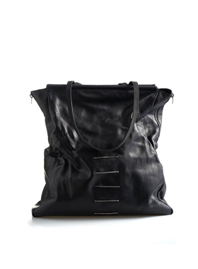 皮匠门 意大利植鞣马皮925纯银 中性大包单肩大容量复古欧美AD042