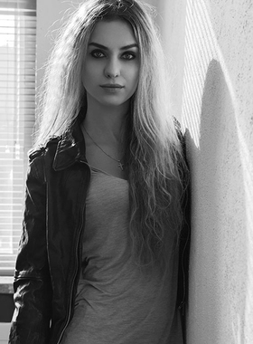 皮匠门  MEN+英国植鞣绵羊皮衣女夹克 复古怀旧羊皮修身LM1054A